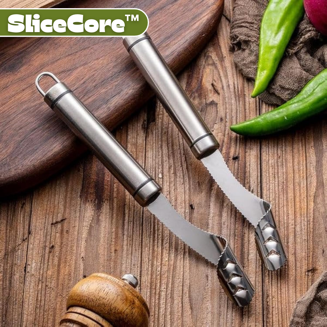 SliceCore™ – Paprika-Entkerner & Samenentferner für müheloses Schneiden [50 % Rabatt]