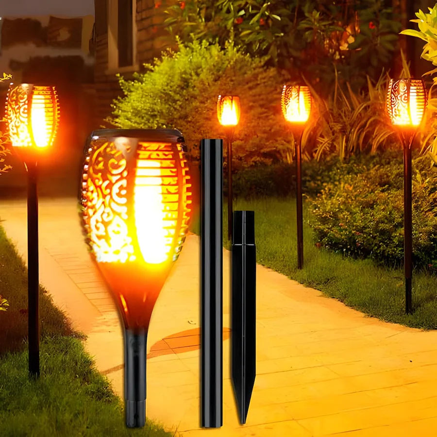 SolarFlame™ Solarbetriebene Lampenlichter | 50% Rabatt