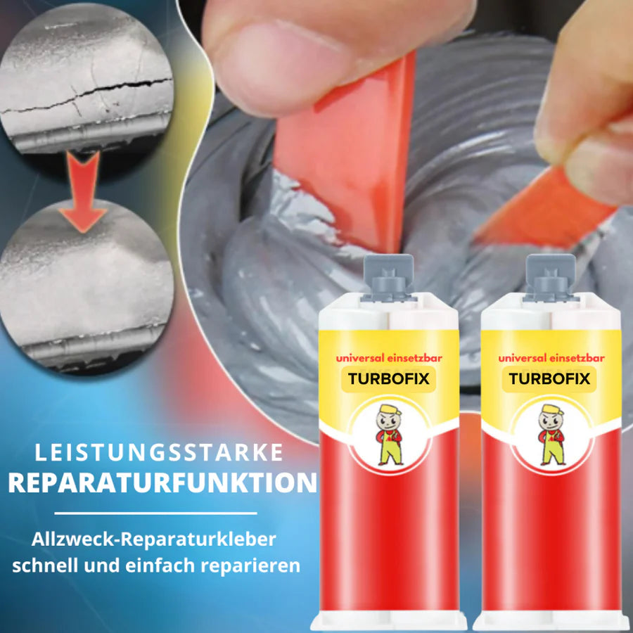 TurboFix™ – Schneller und Zuverlässiger Reparaturklebstoff | 1 + 1 Gratis