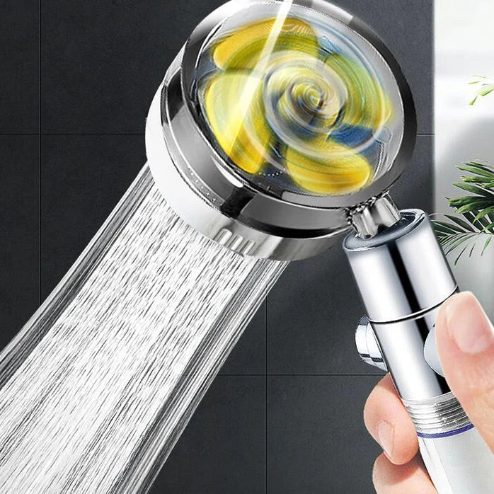 TurboShower™ – Turbo-Fan-Duschkopf für Höheren Wasserdruck | 50% Rabatt