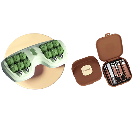 relaxroll™ – Tragbarer Doppel-Fußmassage-Roller für wohltuende Entspannung [1 + 1 Gratis]