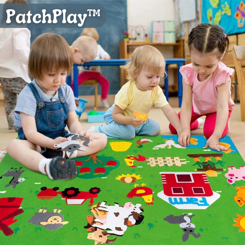 PatchPlay™ – Set für kreative Geschichten für Kinder | 50% Rabatt