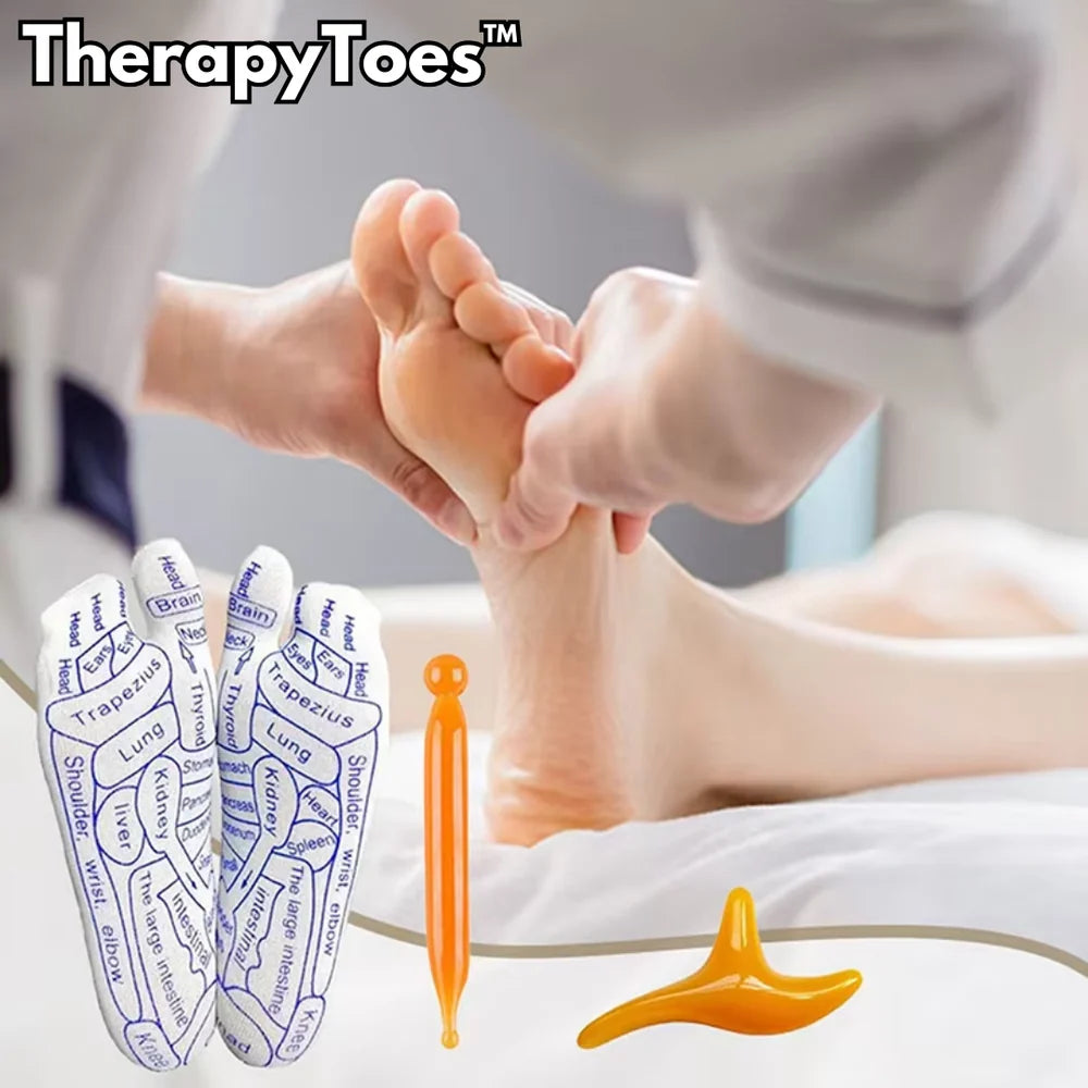 TherapyToes™ – Physiotherapie-Massage-Socken zur Entlastung der Füße | Nur Heute 1 + 1 Gratis