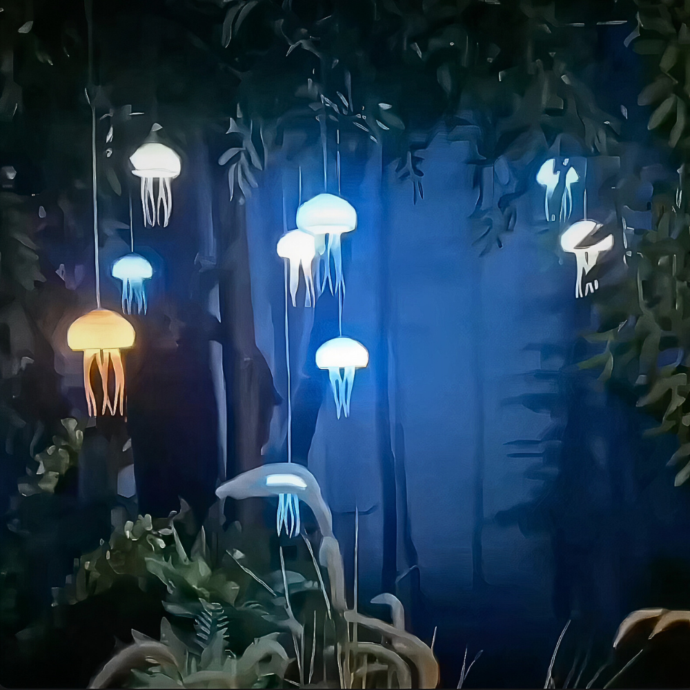 LED Quallenlampe mit Musikmodus & realistischer Bewegung