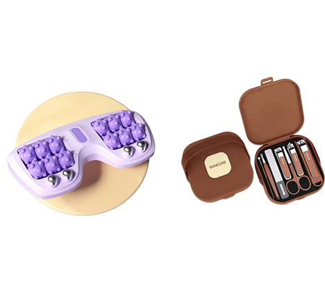 relaxroll™ – Tragbarer Doppel-Fußmassage-Roller für wohltuende Entspannung [1 + 1 Gratis]