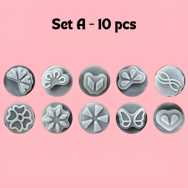 DesignPress™ – Schnelles Nagel-Design Stamping Set für kreative Nagelkunst [5 + 5 Gratis]