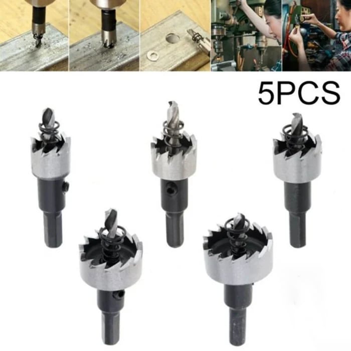 MetalDrill™ - Hochleistungs-Hartmetall-Kernbohrer-Set für Metall (5 Stück) [50% Rabatt]