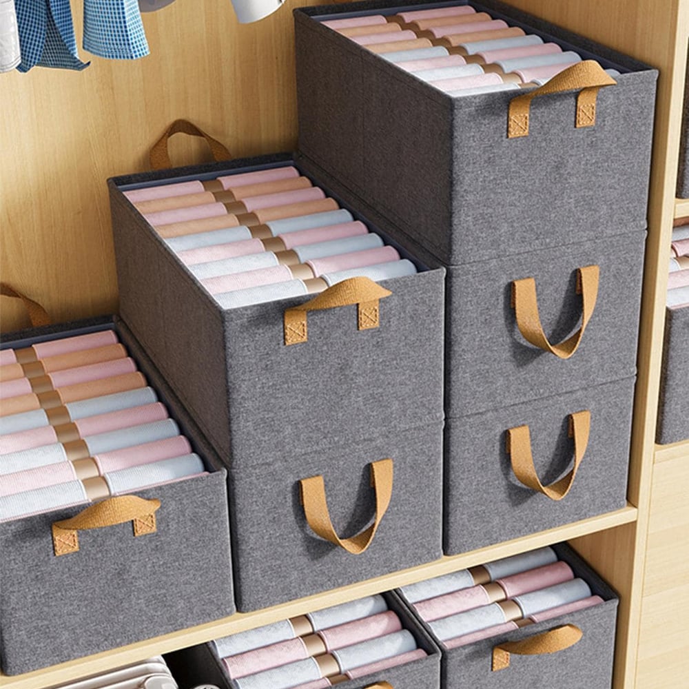FoldBox™ - Faltbarer Textilschrank Für Ordnung Und Platzersparnis [50% Rabatt]