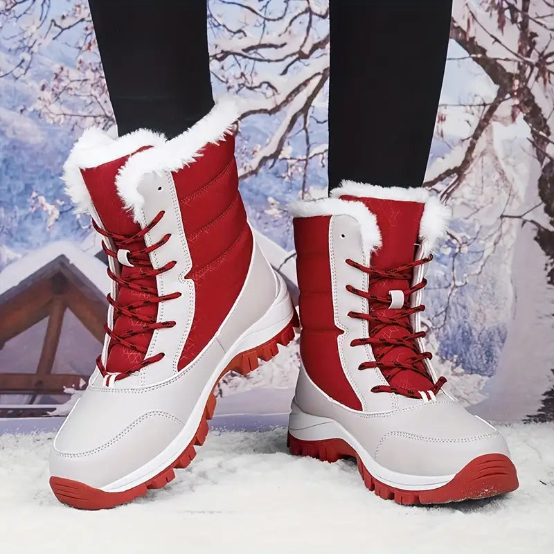 Wasserdichte Damen Snowboots – warm, rutschfest & komfortabel für den Winter