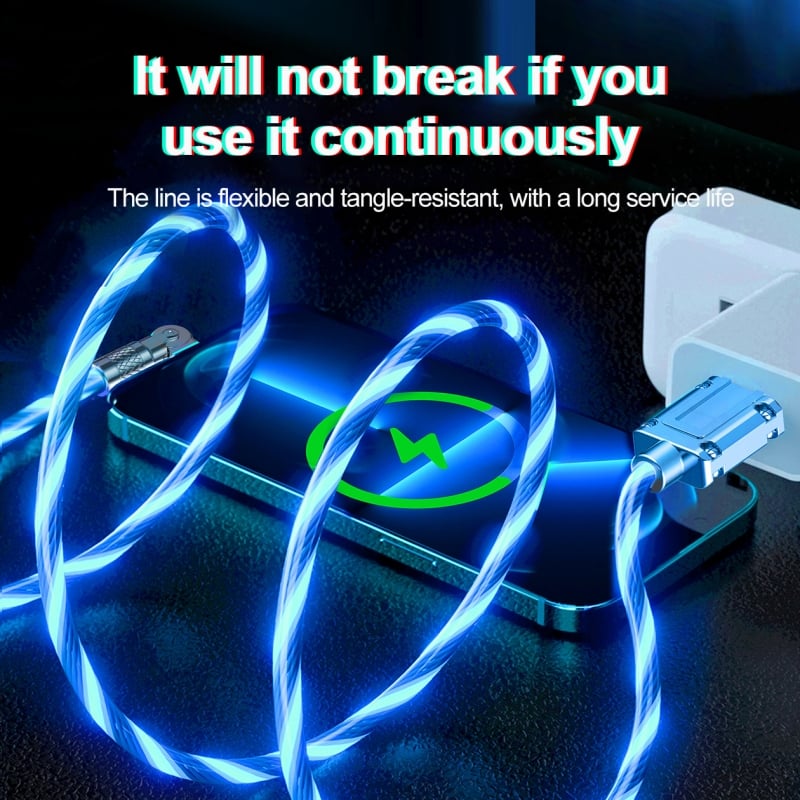 LedCharge™ – 540° drehbarer Stecker & USB-Kabel für ultraschnelles Laden [50 % Rabatt]