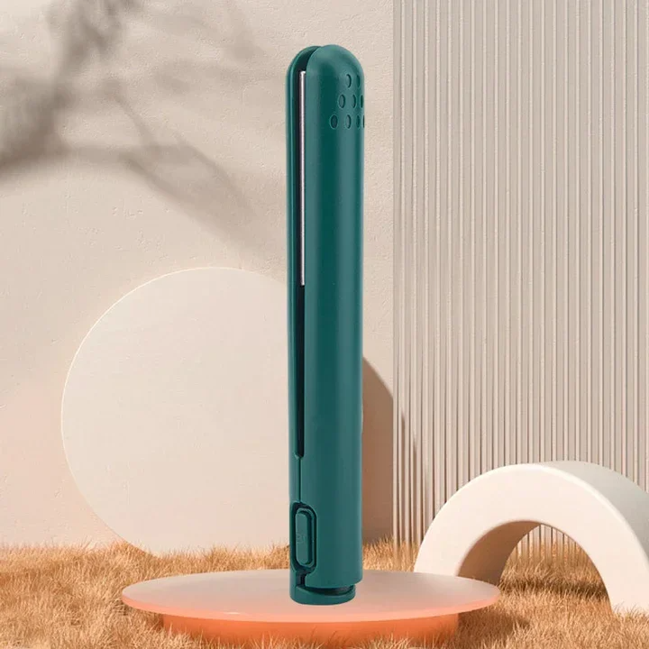 2-in-1 Mini Glätteisen & Lockenstab – kompaktes Stylingtool für unterwegs