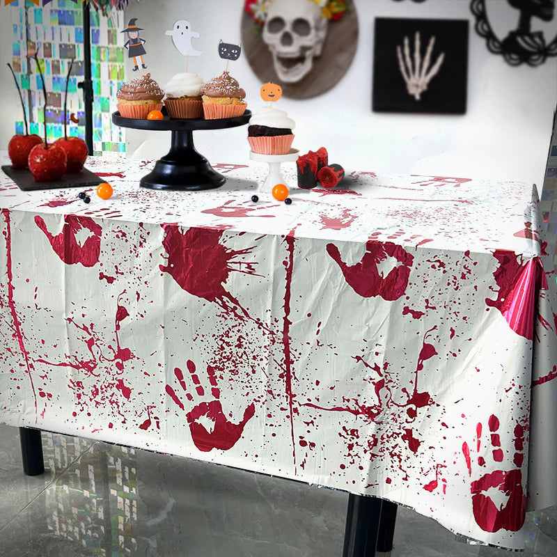 ScraryTable™ Horror Party Tischdecke | 1 + 1 Gratis