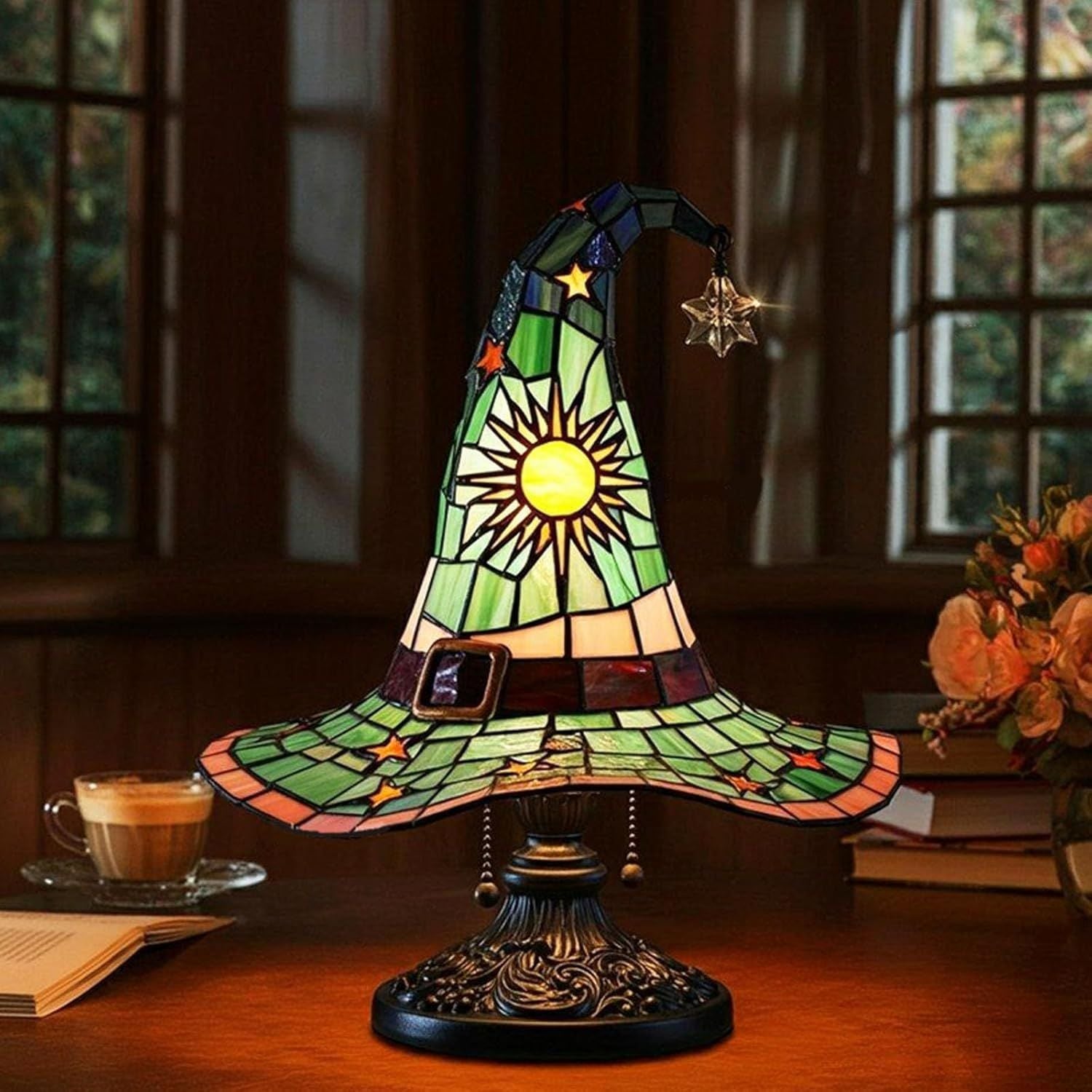 Bleiglas-Tischlampe — Zauberhaftes Licht für Wohlfühlmomente