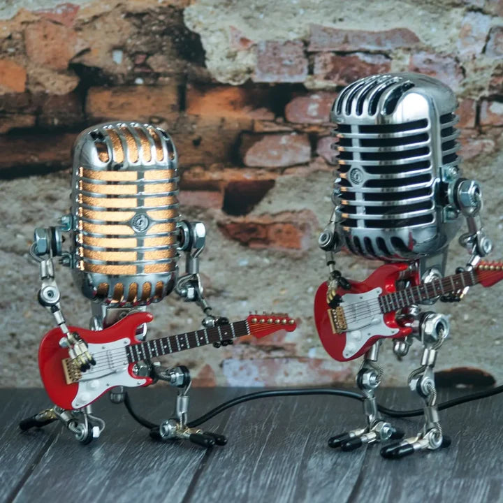 RoboLumina™ Retro-Roboter-Gitarrenlampe | 50% Rabatt