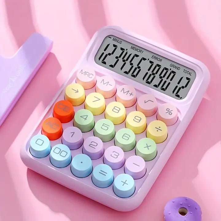 50% Rabatt | HappyCalc™ Niedlicher Taschenrechner In Bonbonfarben