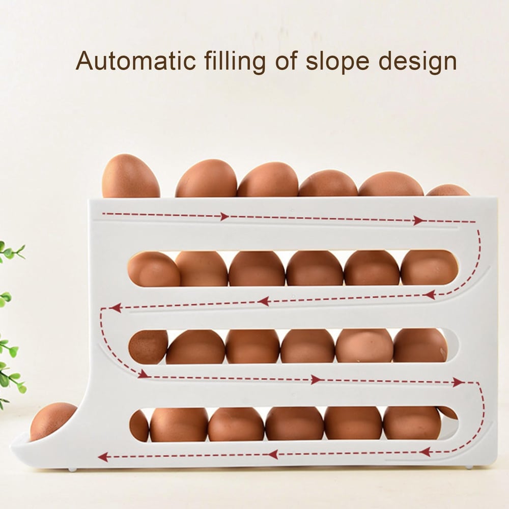 EggShelf™ - 4-stöckiger Eier-Organizer für Kühlschrank & Küche [50% Rabatt]