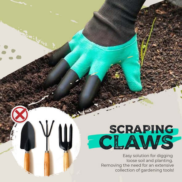 DigMaster™ Handschuhe für Gartenarbeit | NUR HEUTE 1 + 1 PAAR