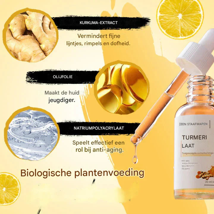 GlowTurmeric™ – Enthülle deine strahlende Haut, indem du dunkle Flecken mit diesem kraftvollen Serum entfernst [1 + 1 Gratis]