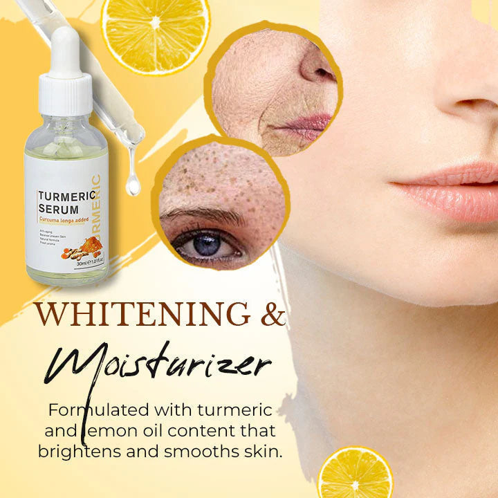 Turmeric™ Anti-Dunkel-Flecken-Serum | NUR HEUTE 1 + 1 GRATIS