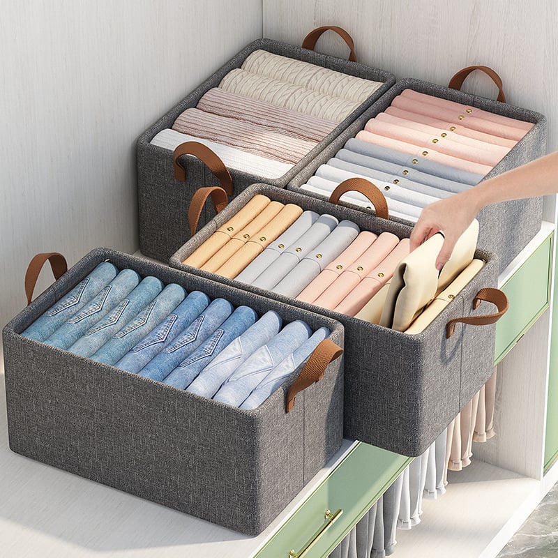 FoldBox™ - Faltbarer Textilschrank Für Ordnung Und Platzersparnis [50% Rabatt]