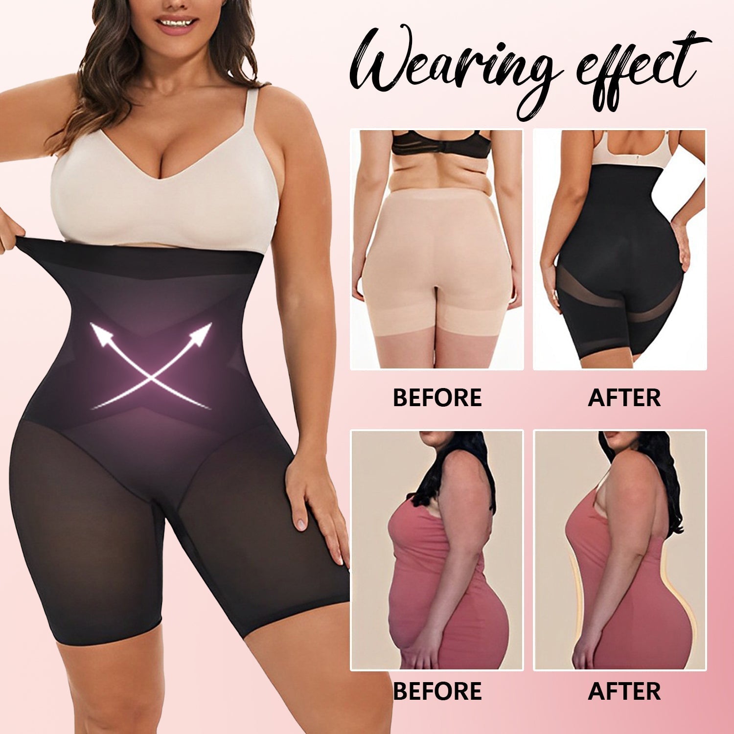 ShapeCross™ – Premium Shapewear für glatte, definierte Kurven [1 + 1 Gratis]