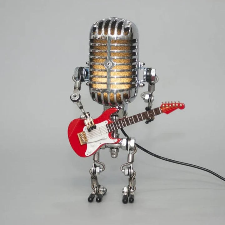 RoboLumina™ Retro-Roboter-Gitarrenlampe | 50% Rabatt