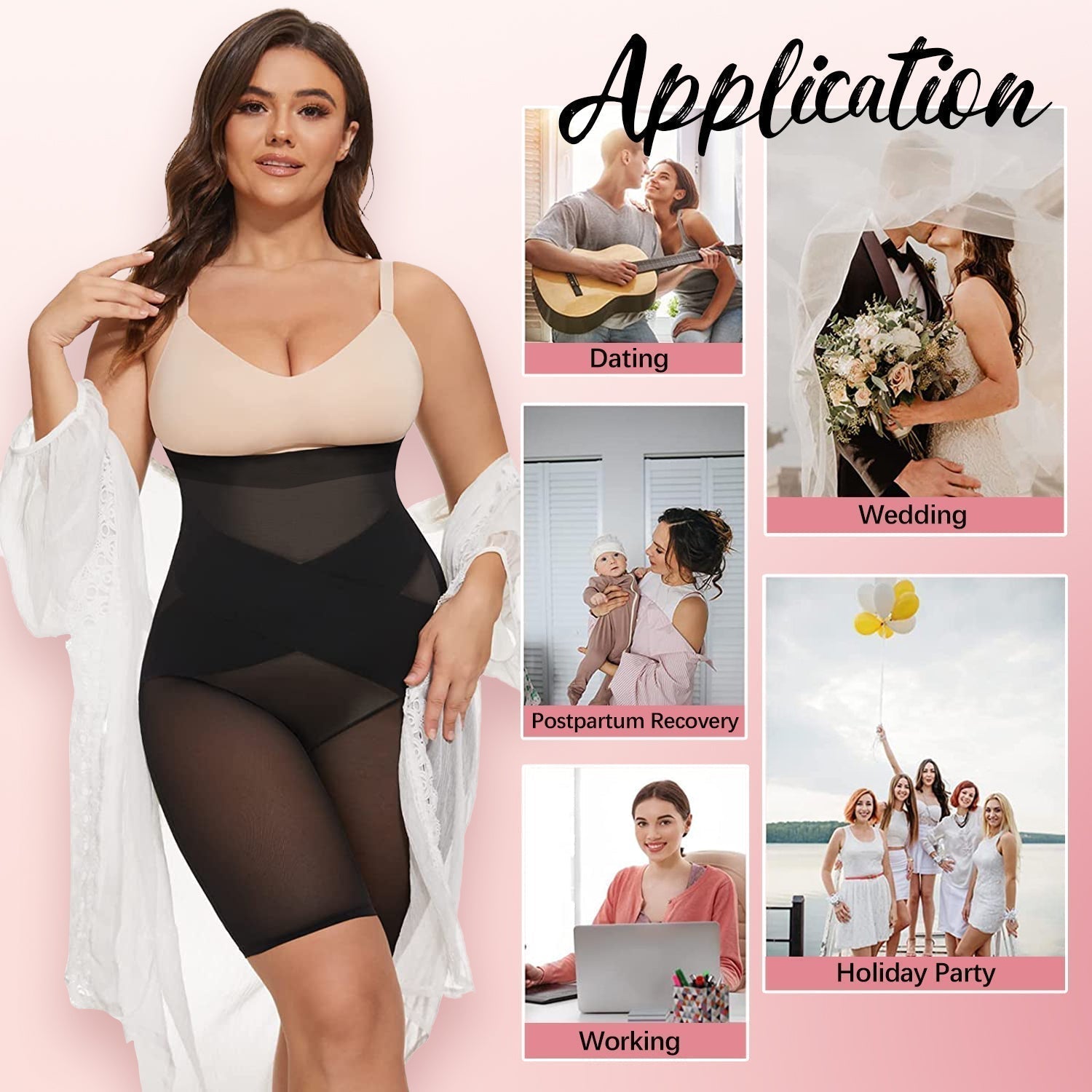 ShapeCross™ – Premium Shapewear für glatte, definierte Kurven [1 + 1 Gratis]