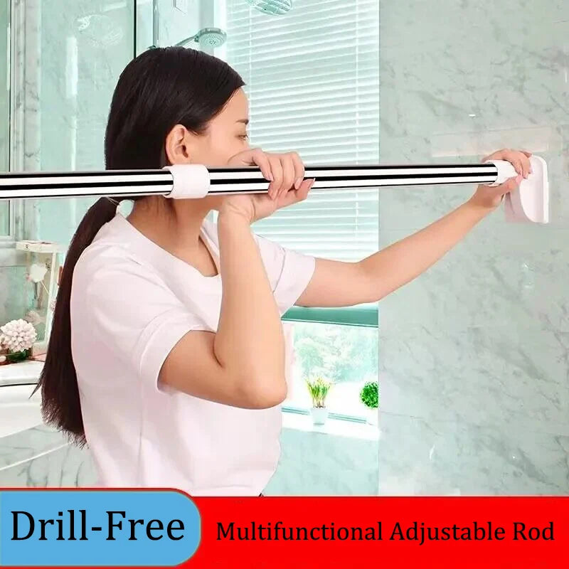 AdjustableRod™ – Universelle, bohrfreie Teleskopstange für Bad & Küche [50% Rabatt]