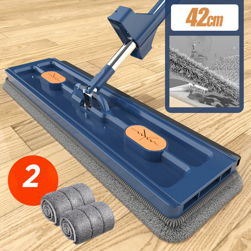 MopPro™ – Großer Flachmopp mit Auswringfunktion | 50% Rabatt