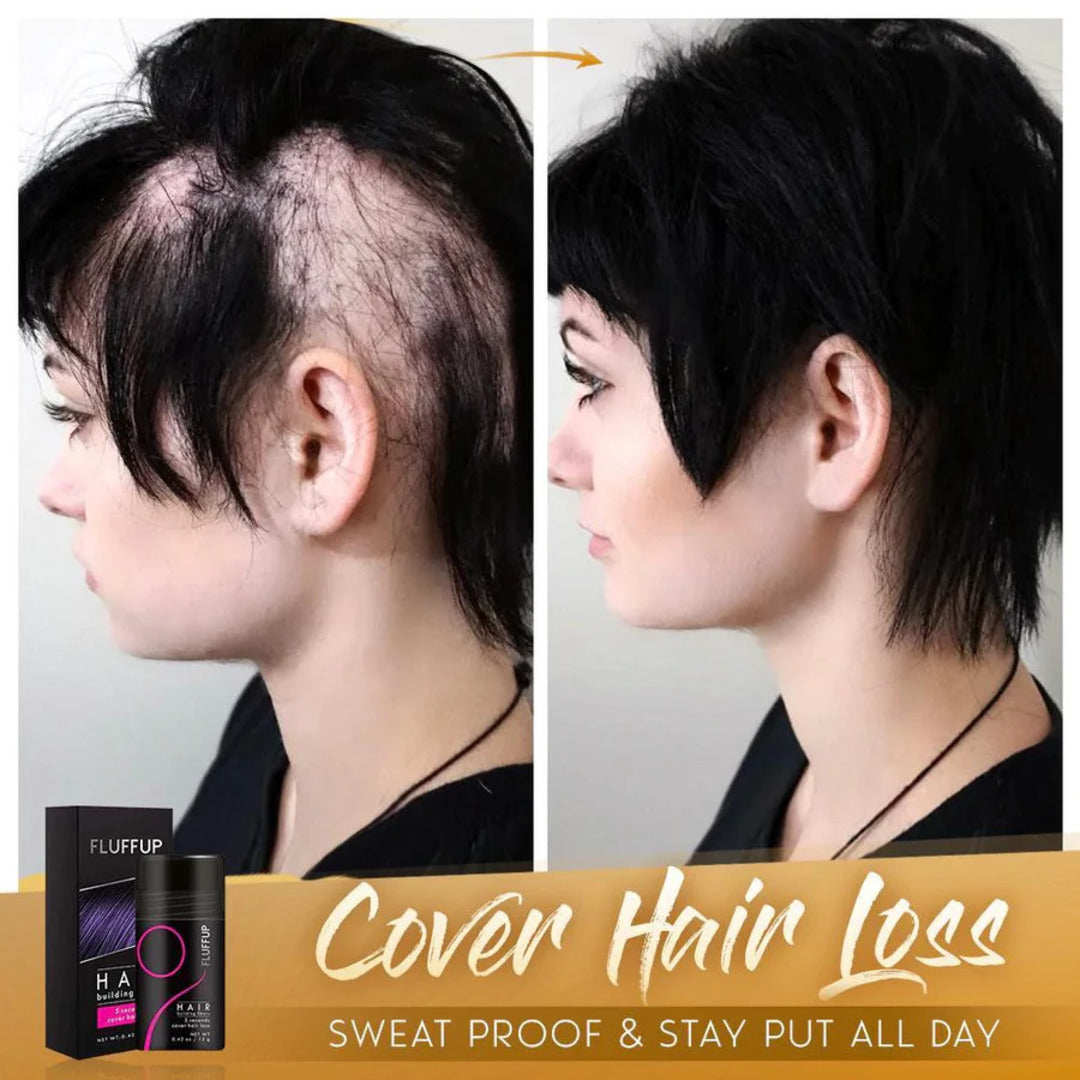 FluffUp Haarfasern – Volles Haar, Sofort-Effekt, Natürlicher Look, Langanhaltend, Keratin