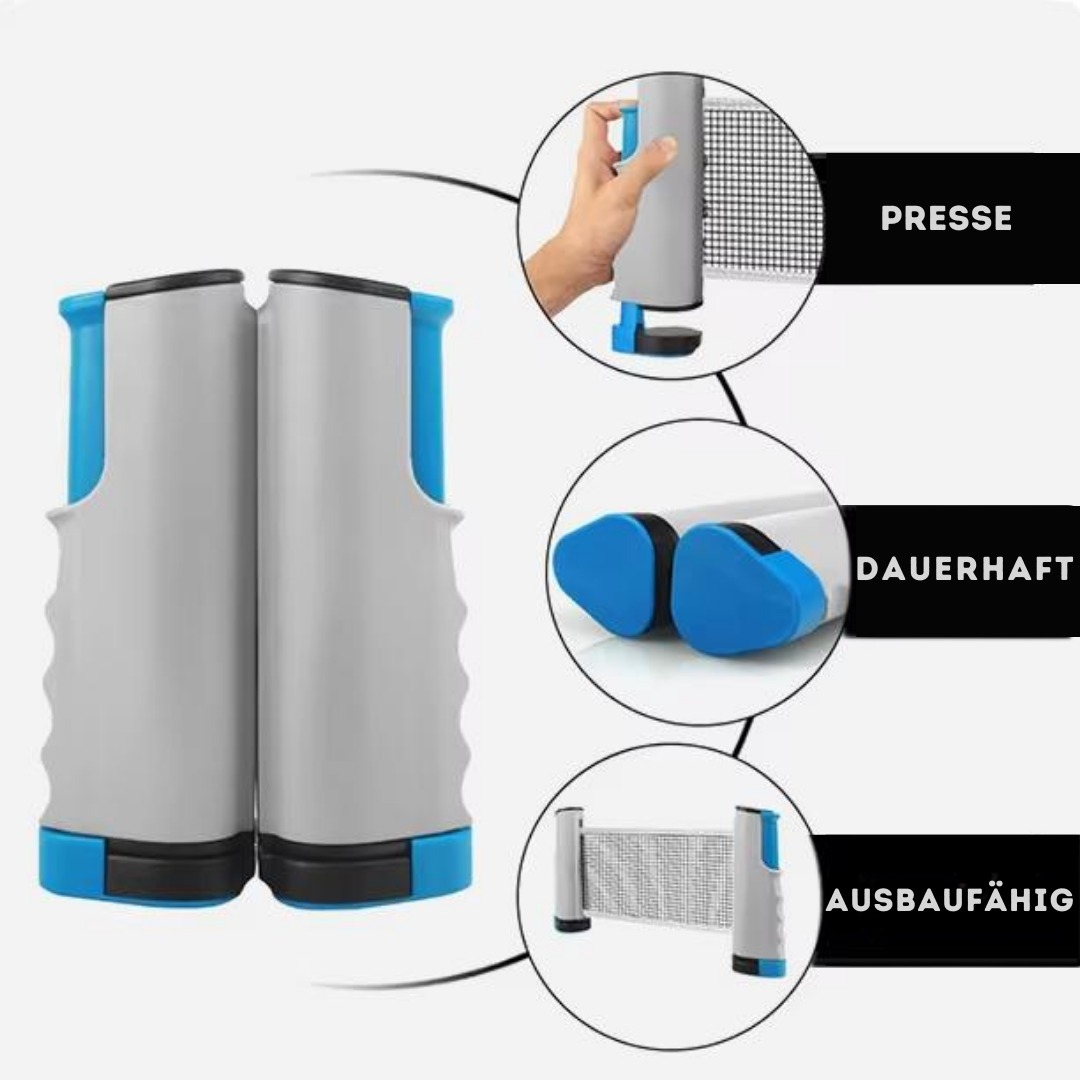 TableFlex™ – Tischtennis-Spaß im Handumdrehen für drinnen und draußen [50% Rabatt]