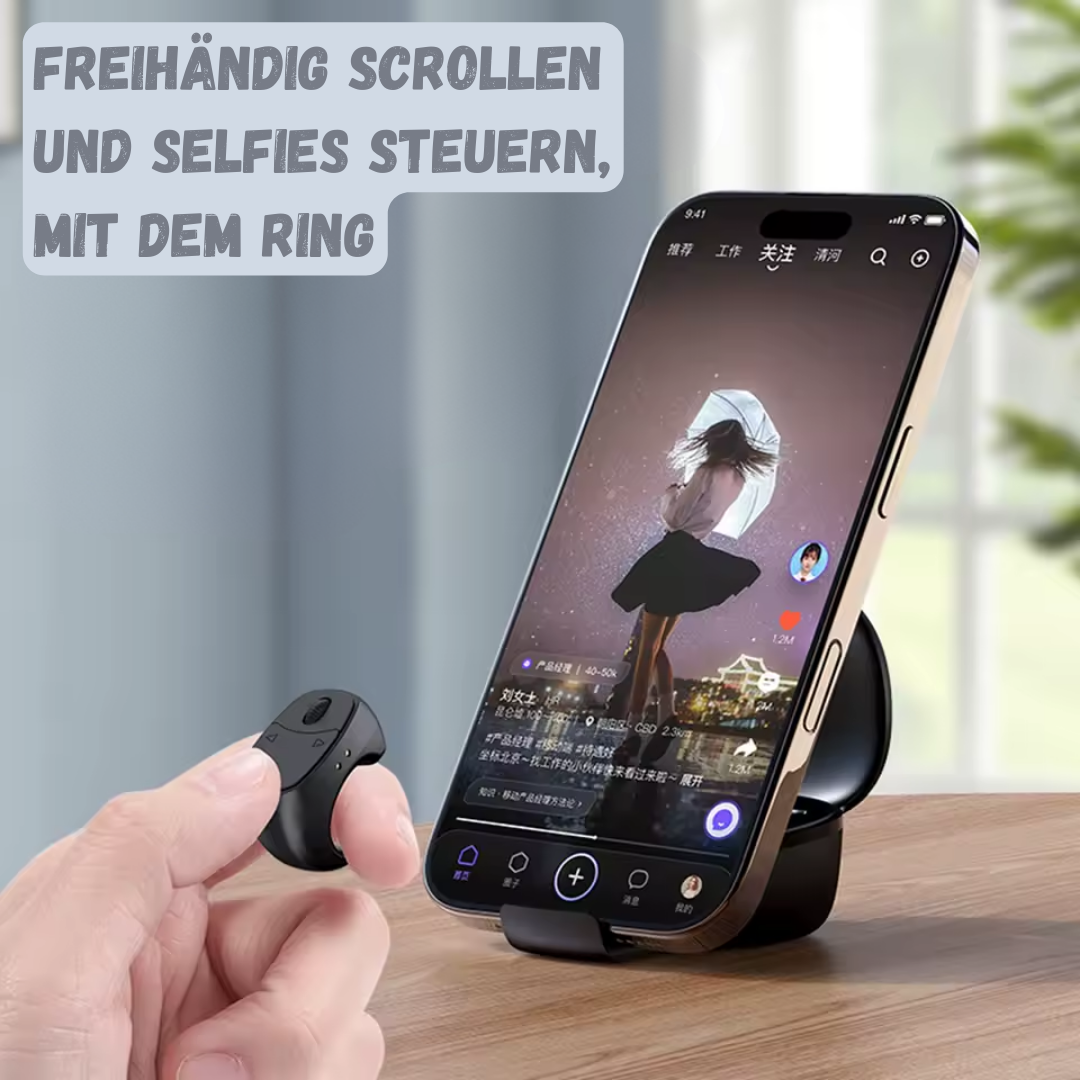 ScrollRing™ – Bluetooth-Scrollring für müheloses Steuern mit dem Finger [50 % Rabatt]