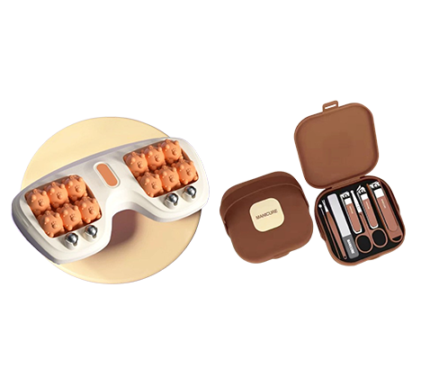 relaxroll™ – Tragbarer Doppel-Fußmassage-Roller für wohltuende Entspannung [1 + 1 Gratis]