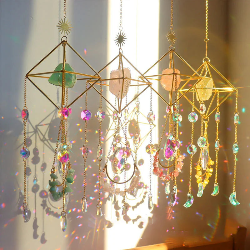 CrystalGlow™ – Mesmerizing Gemstone Wind Chime | 50% Rabatt