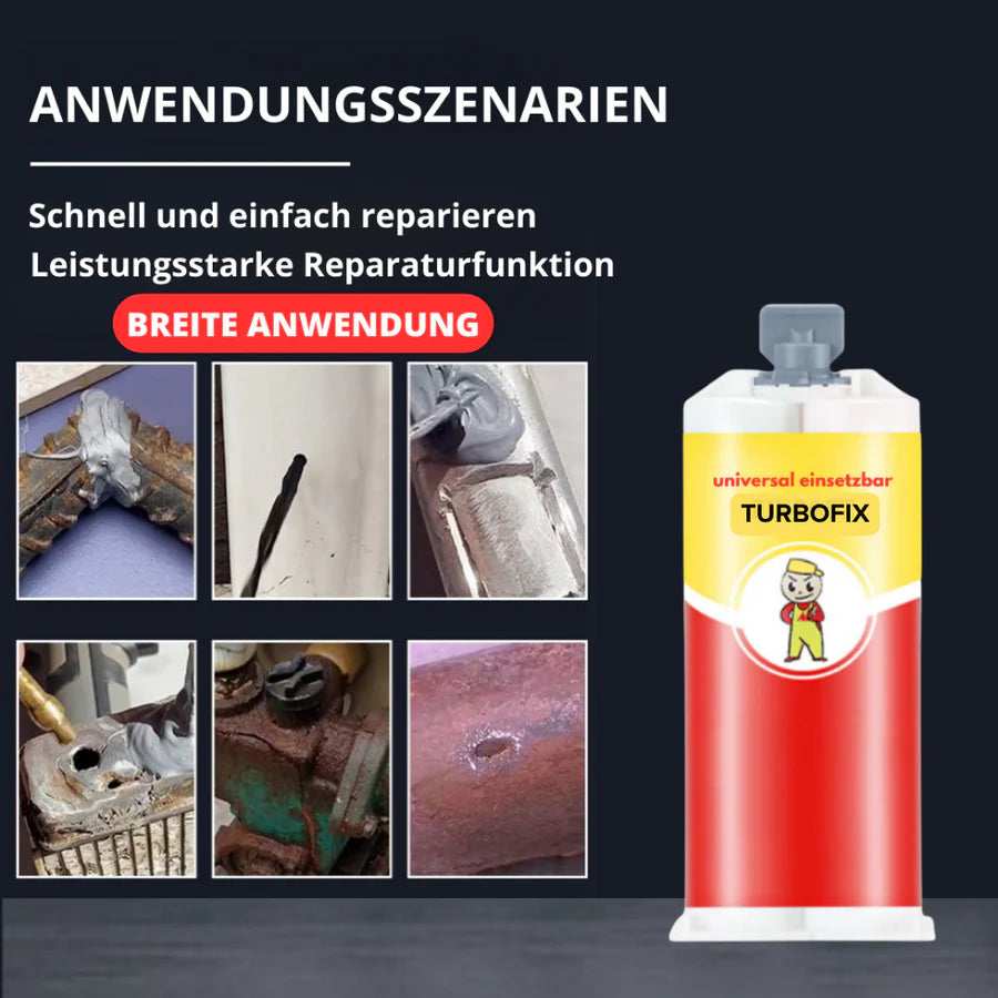 TurboFix™ – Schneller und Zuverlässiger Reparaturklebstoff | 1 + 1 Gratis