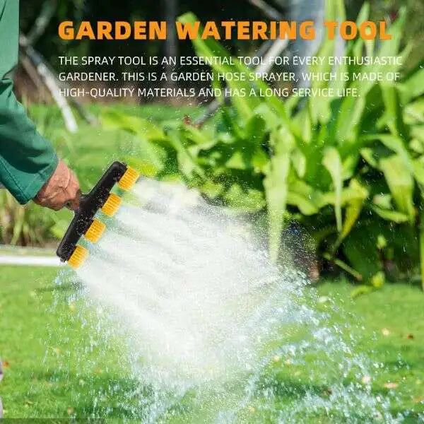 50% Rabatt | AquaQuad™ - Premium 4-Kopf-Gartenregner