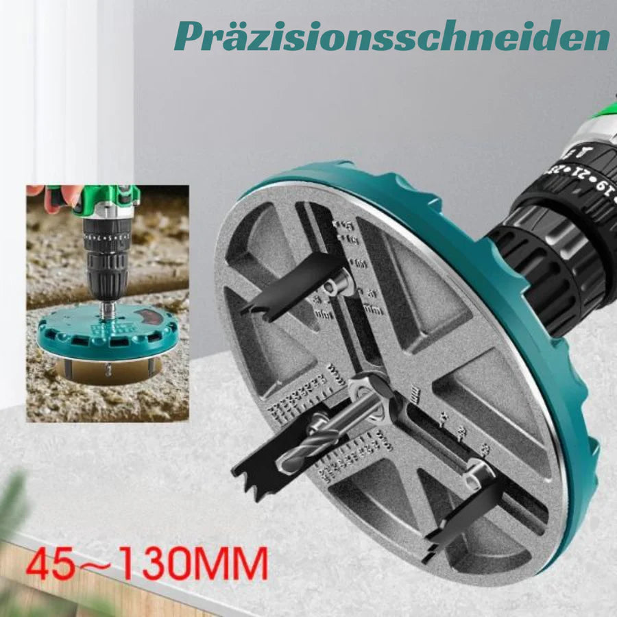 BoreMaster™ – Einstellbare Präzisionslochsäge für Bohrmaschinen | 50% Rabatt
