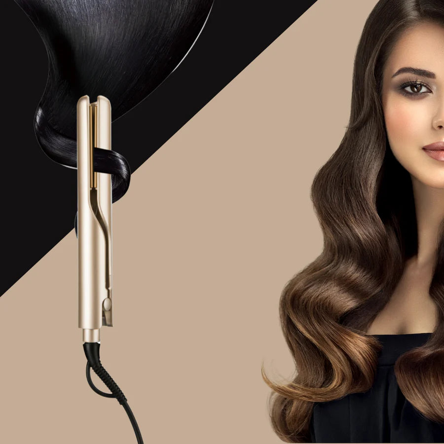 WaveGlide™ – 2-in-1-Haarglätter und Lockenstab | 50% Rabatt