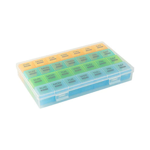 PillStorage™ – Sicherer Pillen-Organizer für den täglichen Gebrauch | 50% Rabatt