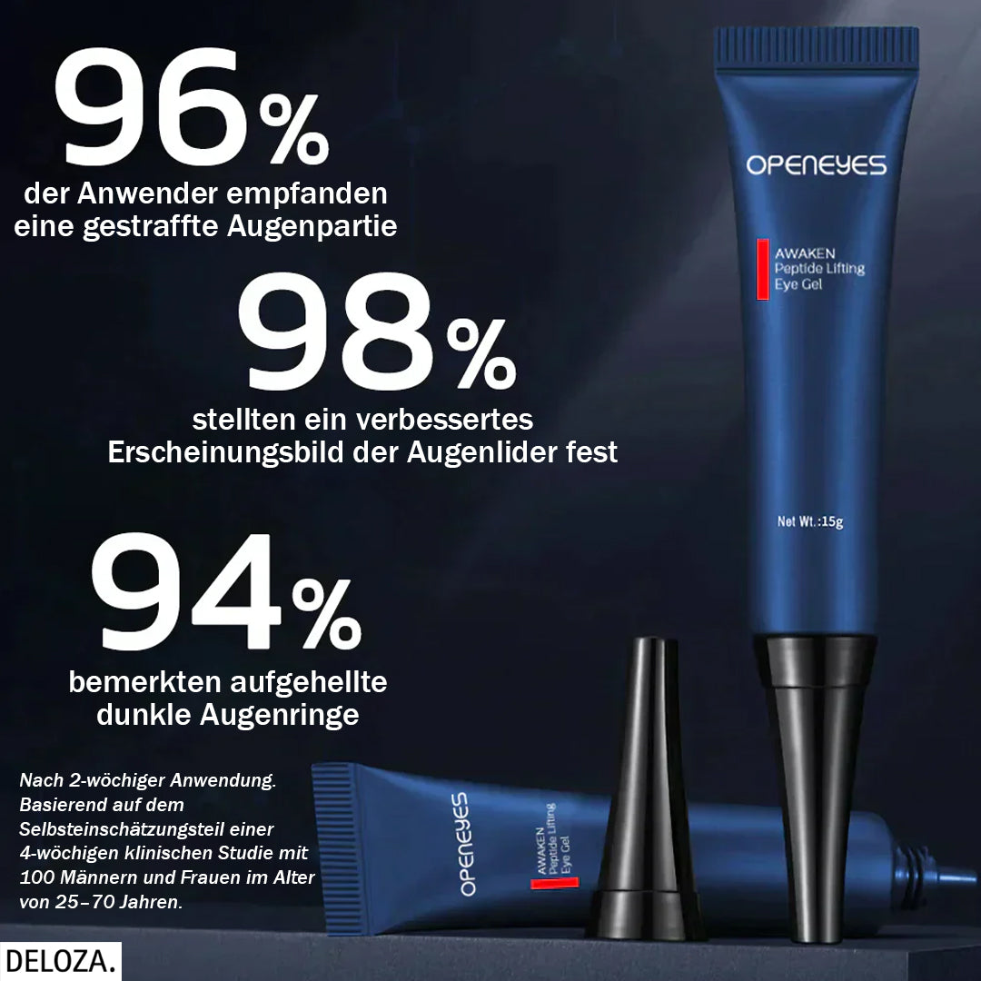 1 + 1 Gratis | OpenEyes™ - Verjüngendes Augen-Lifting-Gel für Männer und Frauen
