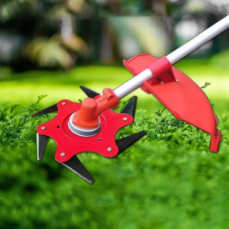 50% Rabatt | SteelBlade™ - Unkrauttrimmer - 6-Stahl-Rasierklinge