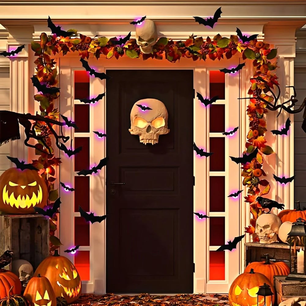 3D fliegende Halloween-Fledermaus-Wanddekorationen