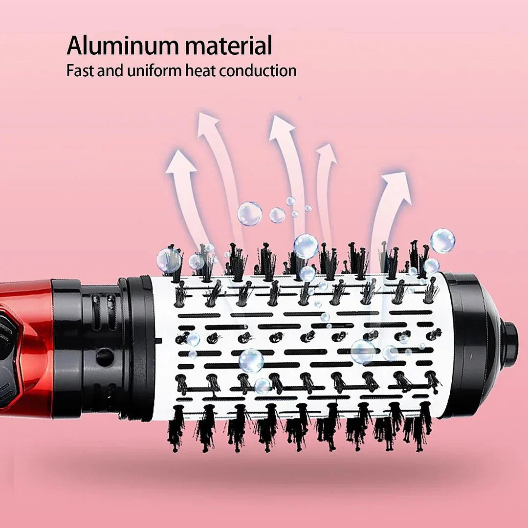 3-in-1 Rotierender Heißluftstyler mit Keramik-Ionenbürste & 3 Temperaturstufen