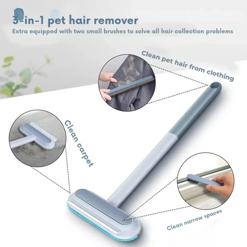 AntiHair™ - Mehrflächenhaarbürste Für Mühelose Tierhaarentfernung [50% Rabatt]