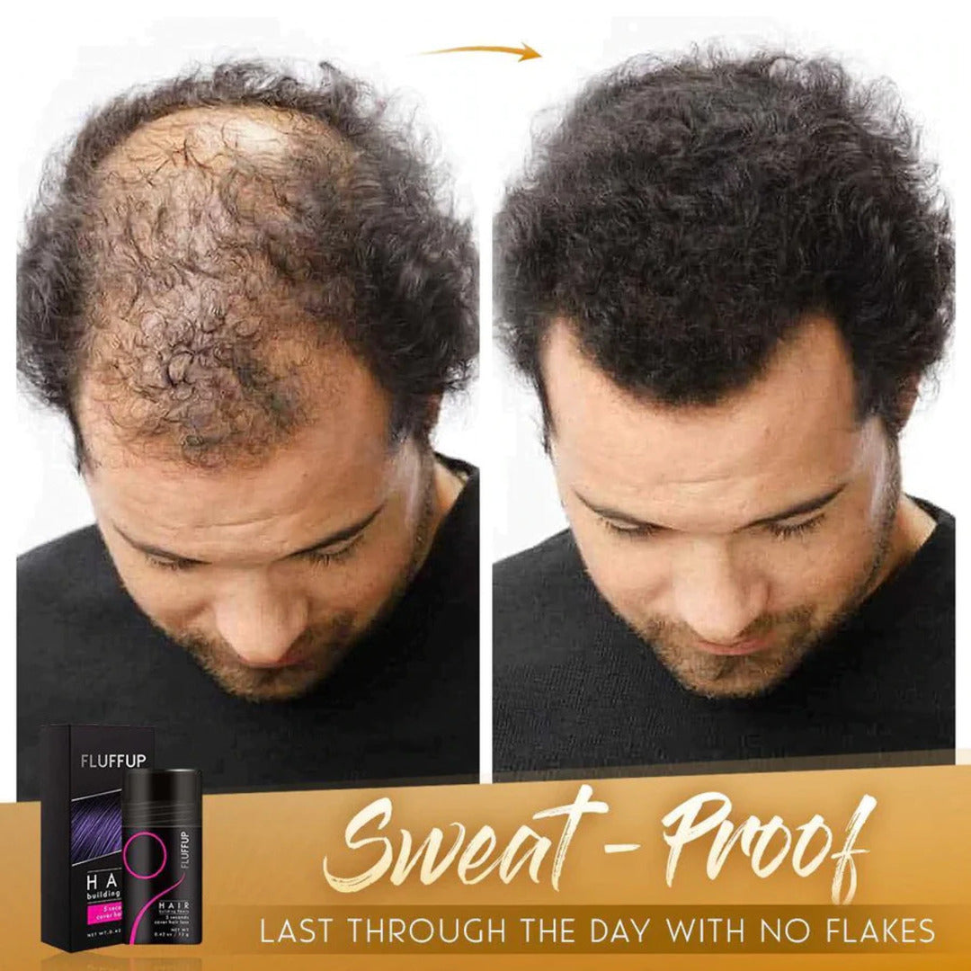 FluffUp Haarfasern – Volles Haar, Sofort-Effekt, Natürlicher Look, Langanhaltend, Keratin
