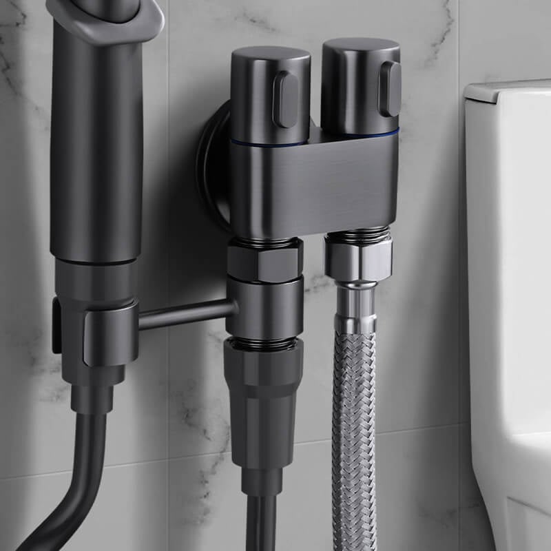 Doublevalve™ – Wasserzufuhr mit mattschwarzem Finish [50% Rabatt]
