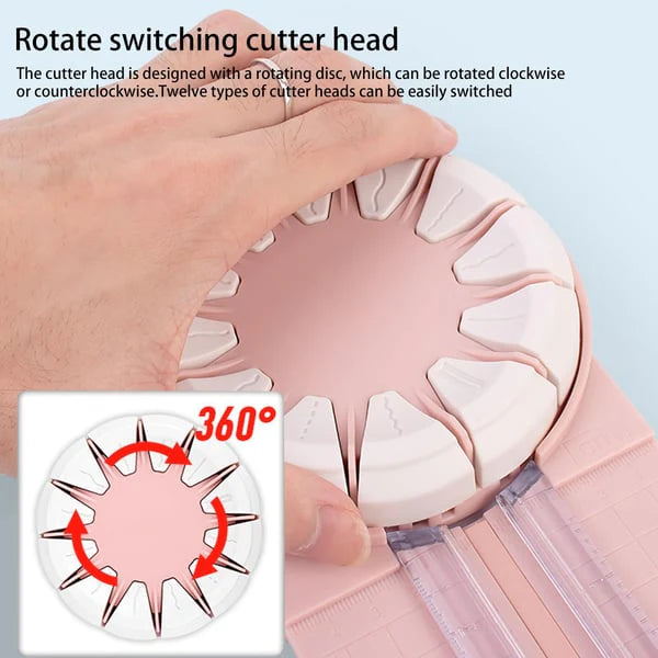 FlexBlade™ – 12-in-1-Rotationspapierschneider für Präzises Crafting | 50% Rabatt