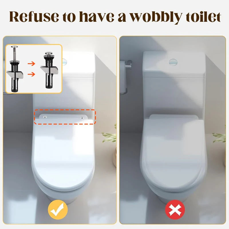5 + 5 Gratis | TightBolt™ – Schwerlast-Toilettensitz-Verriegelungsbolzen [Letzter Tag Rabatt]