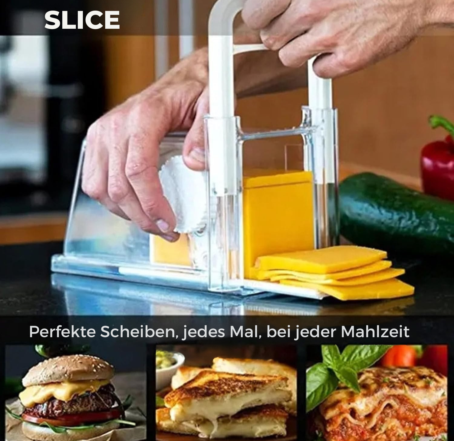 CheeseGlide™ – Für perfekte, gleichmäßige Käsescheiben auf Knopfdruck [50 % Rabatt]