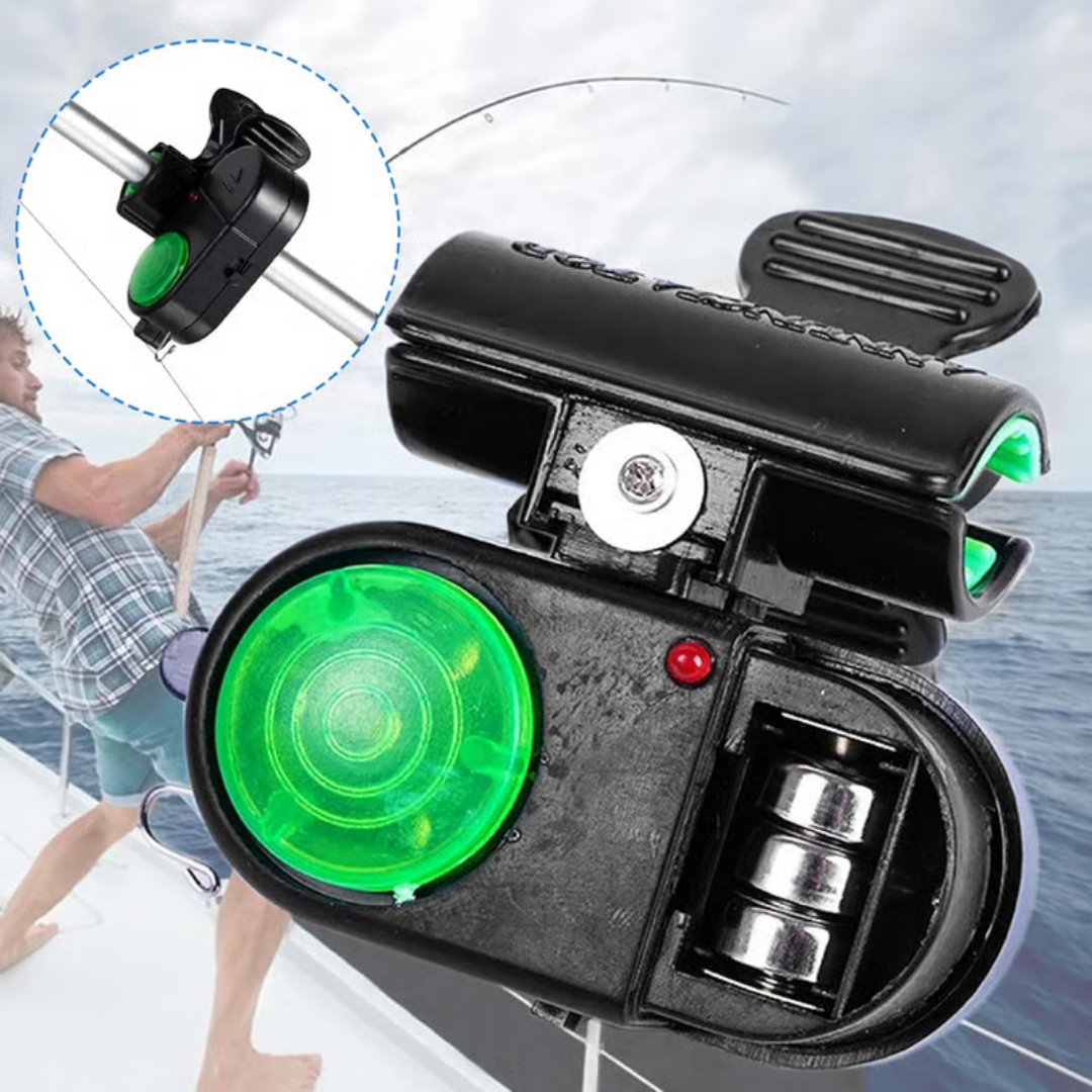 FishPulse™ – LED-Licht-Angelalarm für sicheres und präzises Angeln [50 % Rabatt]